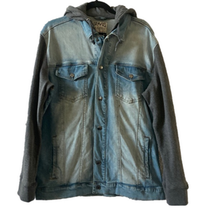 Dravus Heading Nowhere Hooded Denim Jacket